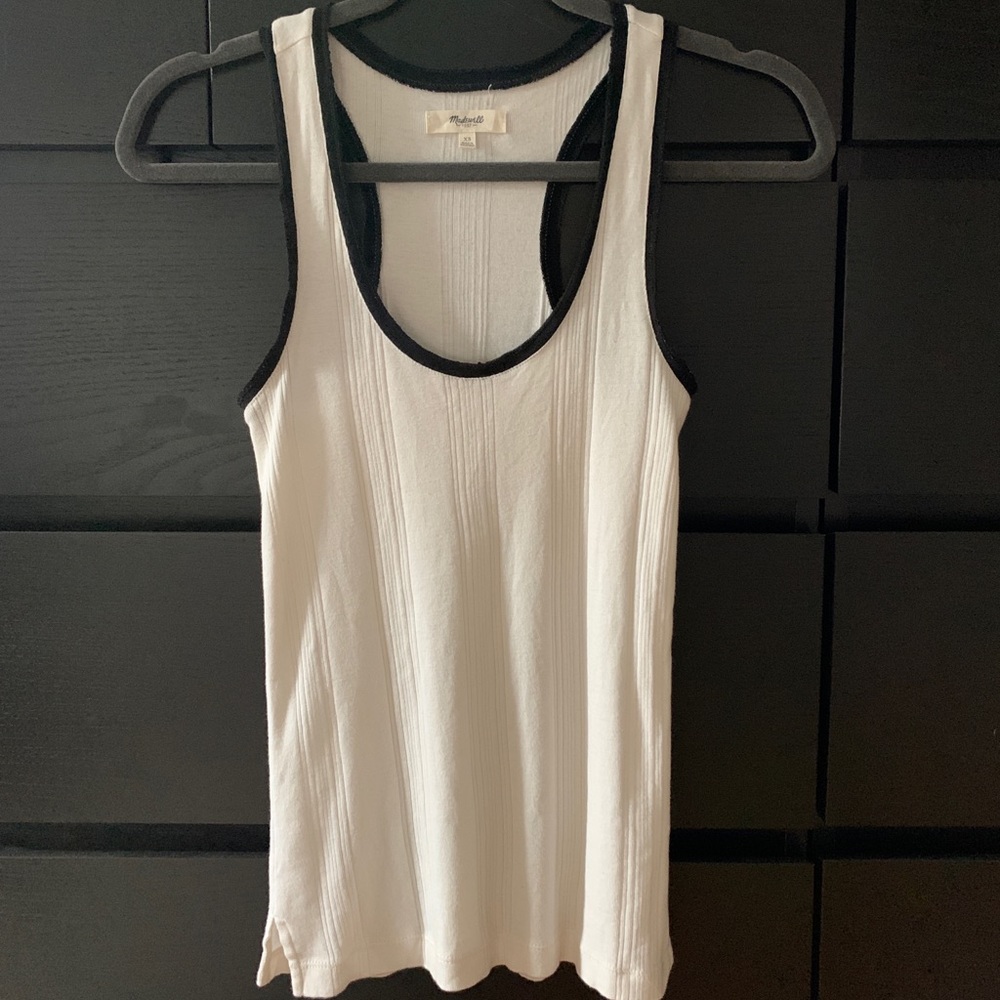 Madewell Ribbed Ringer tank - Picture 2 of 9